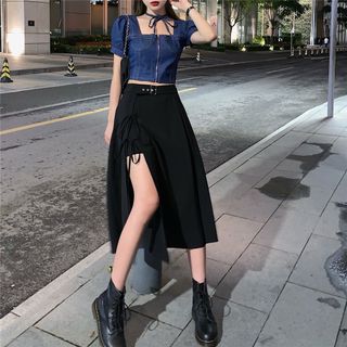 {HOT HIT TIKTOK} CHÂN VÁY MIDI KÈM ĐAI SIÊU HOT HIT