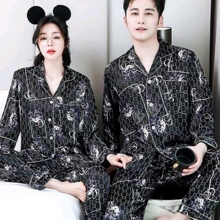 Đồ ngủ pijama tdqd đôi GG lụa QC siêu sang