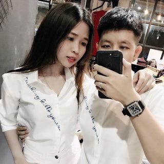 ÁO SƠ MI NAM THÊU CHỮ