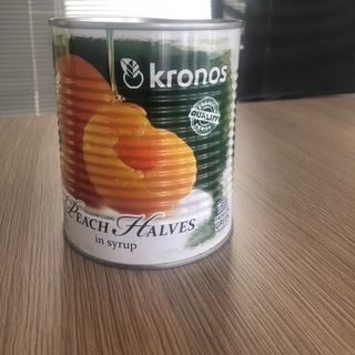 Đào ngâm nước đường nhãn hiệu Kronos từ Hy Lạp 820g giá sỉ
