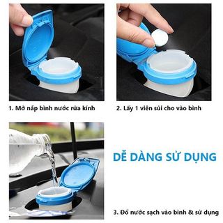 Viên Sủi Rửa Kính Xe Oto