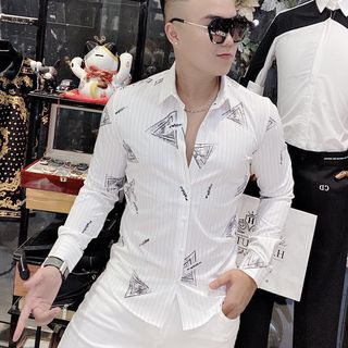 ÁO SƠ MI NAM TAY DÀI HỌA TIẾT