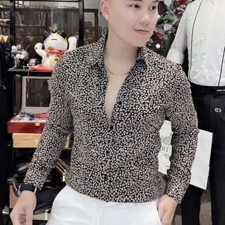 ÁO SƠ MI NAM TAY DÀI HỌA TIẾT