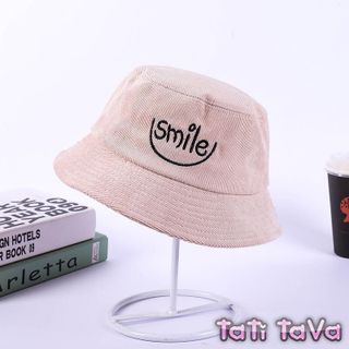 [HÀNG ĐẸP]Mũ Nón Bucket Nam nữ thêu Smile Tatitava