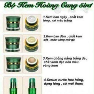 BỘ 5 SP HOÀNG CUNG XANH