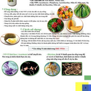 Phân bón hữu cơ vi sinh EMZ-FUSA chai 1 Lít ( )