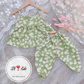 Set bộ hoa cúc cho bé gái