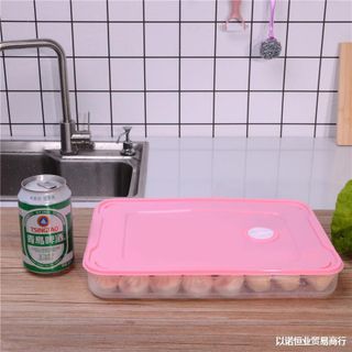 Combo 2 Hộp Nhựa Đựng Sủi Cảo, Há Cảo Có Nắp