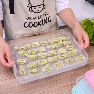 Combo 2 Hộp Nhựa Đựng Sủi Cảo, Há Cảo Có Nắp