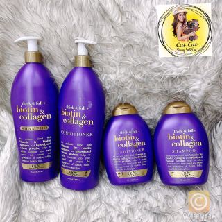 Bộ Dầu gội và Xả Biotin 750ml