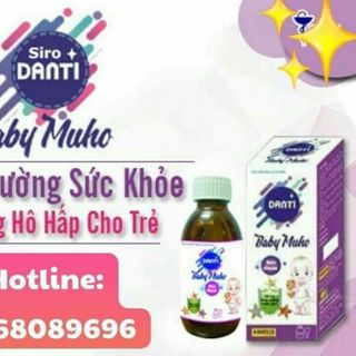 Siro sổ mũi, tăng cường miễn dịch Baby Muho (lọ 125ml)