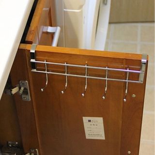 Combo 2 Thanh Treo Inox 5 Móc Gắn Cửa