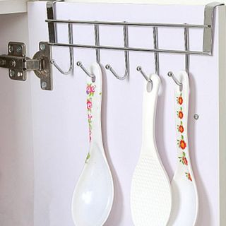 Combo 2 Thanh Treo Inox 5 Móc Gắn Cửa
