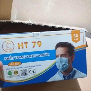 Khẩu trang 4 lớp kháng khuẩn HT