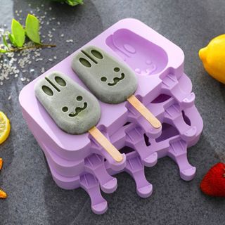 Khuôn Làm Kem Silicon Hình Thú