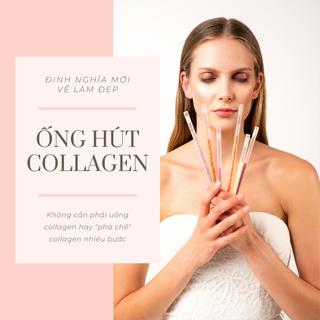 Cung cấp collagen cho da lão hóa cùng ống hút Collagen Sip số 1 Nhật Bản giá sỉ