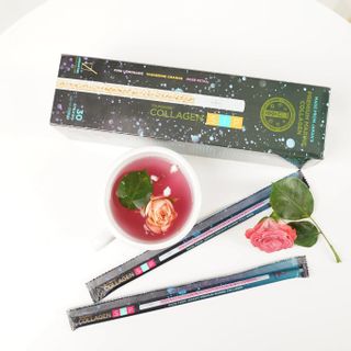 Cung cấp collagen cho da lão hóa cùng ống hút Collagen Sip số 1 Nhật Bản
