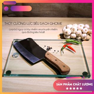 [Sỉ] Thớt kính cường lực trong suốt GHOME Kích thước 33x23cm