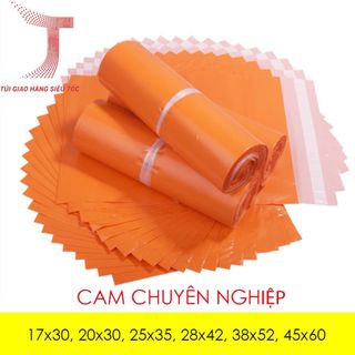 TÚI NIÊM PHONG BỌC HÀNG [màu cam] 25x35cm