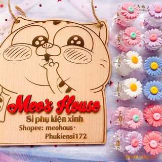 Sỉ Lố 12 Kẹp Cào Đỉnh Hoa Cúc Nhí