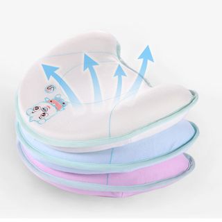 Gối cao su non chống méo đầu cho bé Aiko