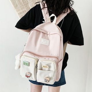 Balo nhiều ngăn thời trang cực phong cách D1467 (KHÔNG kèm móc khóa bông)