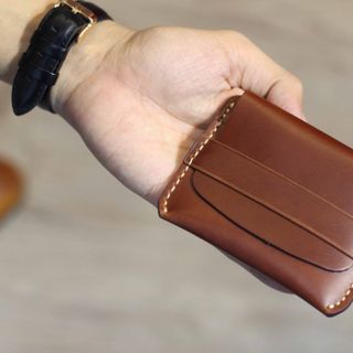 Bóp Ví da bò thật mini SM
