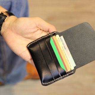 Bóp Ví da bò thật mini SM