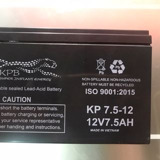 BÌNH ẮC QUY XE ĐẠP ĐIỆN - BÌNH BƠM ĐIỆN KPB 12V - 15AH- SỈ LẺ TOÀN QUỐC ẮC QUY BÌNH BƠM ĐIỆN - SỈ LẺ