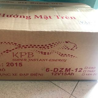 ẮC QUY BÌNH BƠM ĐIỆN KPB - BÌNH PHUN THUỐC SÂU BẰNG ĐIỆN 12V - 7.5AH ( VIỆT NAM ) BH 6 THÁNG SỈ LẺ