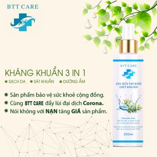 Gel Rửa Tay Khô Diệt Khuẩn BTT Care
