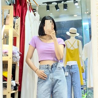 Quần Culottes dài rách gối