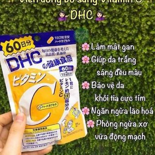 Viên uống Vitamin C DHC Nhật Bản gói 60 ngày