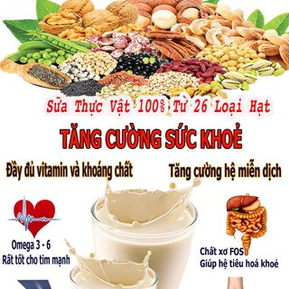 Bột Ngũ Cốc Tăng Cân An Toàn Tâm Đức 26 Loại Hạt (túi zip 500gr)