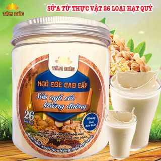 Bột Ngũ Cốc Tâm Đức 26 Loại Hạt Thượng Hạng Không Đường (hộp 500gr)