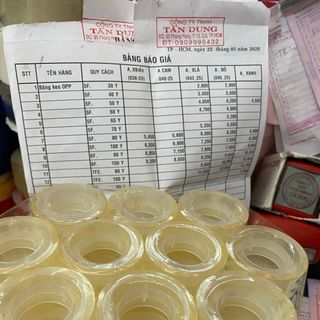 Băng keo văn phòng phẩm 2pham