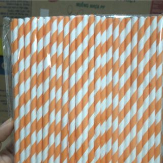 Ống hút giấy , 1 gói ~ 200 ống giá sỉ
