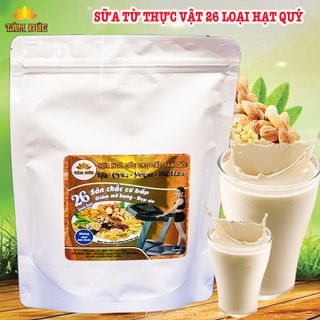 Sữa Ngũ Cốc Dinh Dưỡng Cao Cấp Gym/Yoga Tâm Đức 26 Loại Hạt (túi zip 500g)