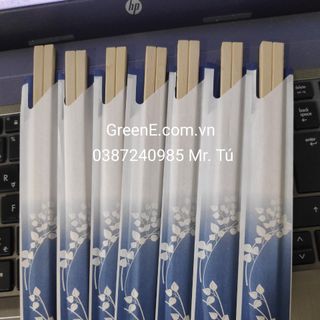 Set 100 Đôi Đũa Gỗ Bao Giấy Nhật Bản