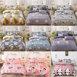 Bộ chăn ga gối cotton poly giá sỉ