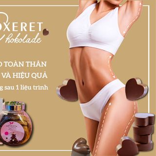 KẸO DETOXERET CHOKOLADE GIẢM CÂN MẠNH xx3 giá sỉ