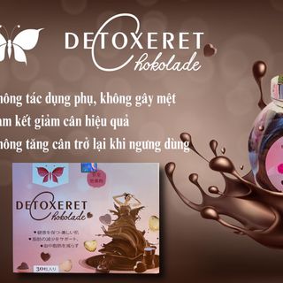 KẸO DETOXERET CHOKOLADE GIẢM CÂN MẠNH xx3