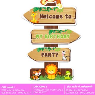 Cây welcome chủ đề