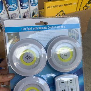 BỘ 3 ĐÈN LED DÁN TƯỜNG THÔNG MINH CÓ ĐIỀU KHIỂN