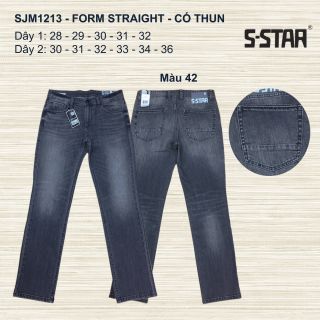 QUẦN JEANS NAM CAO CẤP FORM STRAIGHT - SJM1213 (CO GIÃN)