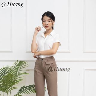 Quần tây baggy túi cài nắp size S M L XL XXL giá sỉ