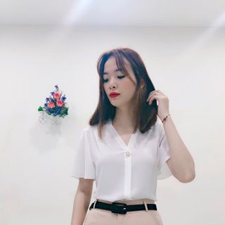 Áo sơ mi công sở cúc Ngọc