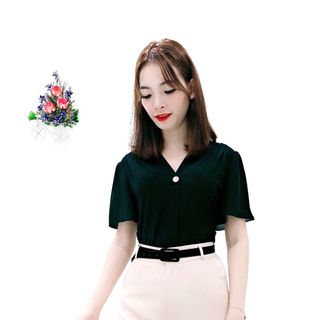 Áo sơ mi công sở cúc Ngọc