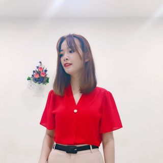 Áo sơ mi công sở cúc Ngọc
