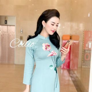 Áo dài kèm quần size s m l giá sỉ